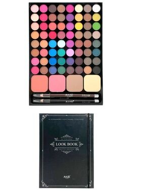 AMUSE Cosmetics 68 Color Look Book Matte Makeup Palette Eyeshadow Blush NEW